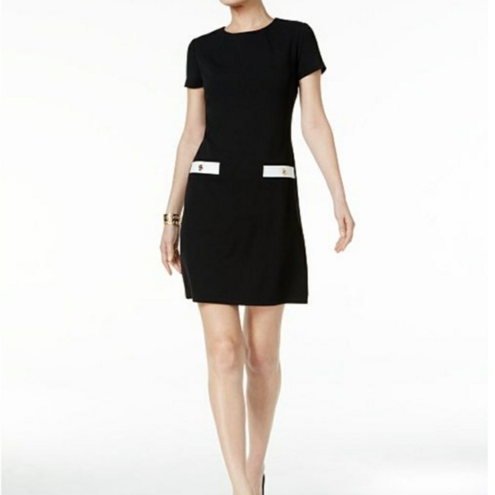 Tommy Hilfiger Black Shift Dress size 6